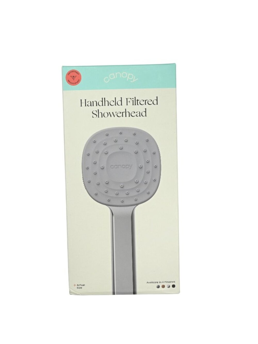 Canopy Handheld Filtered Showerhead in Nickel